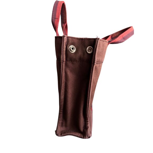 Authentic‎ Vintage Hermes Canvas Herline PM Small Tote - Picture 5 of 16